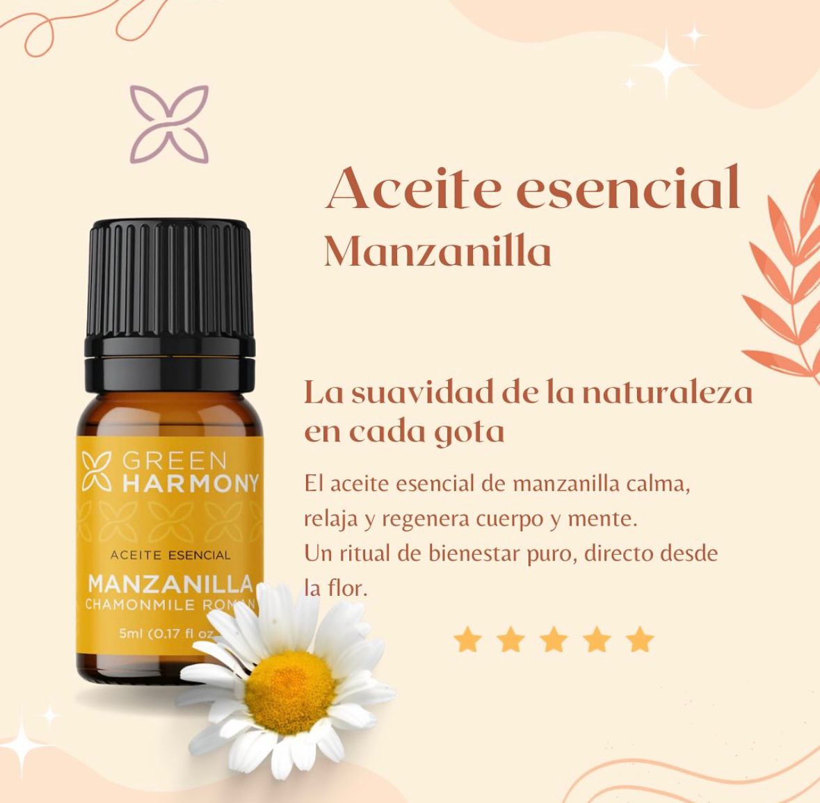 Aceite esencial de manzanilla