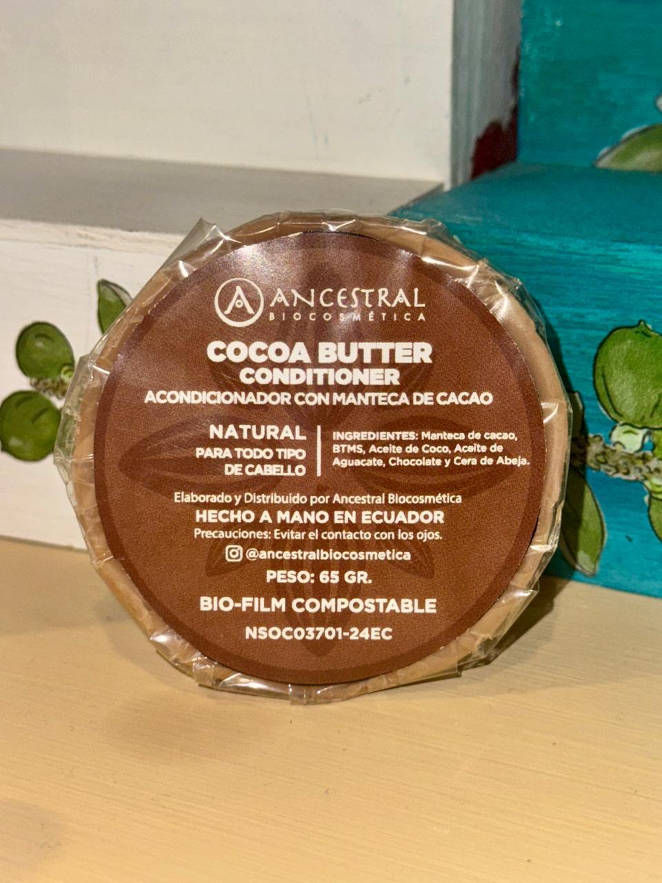 Acondicionador con manteca de cacao