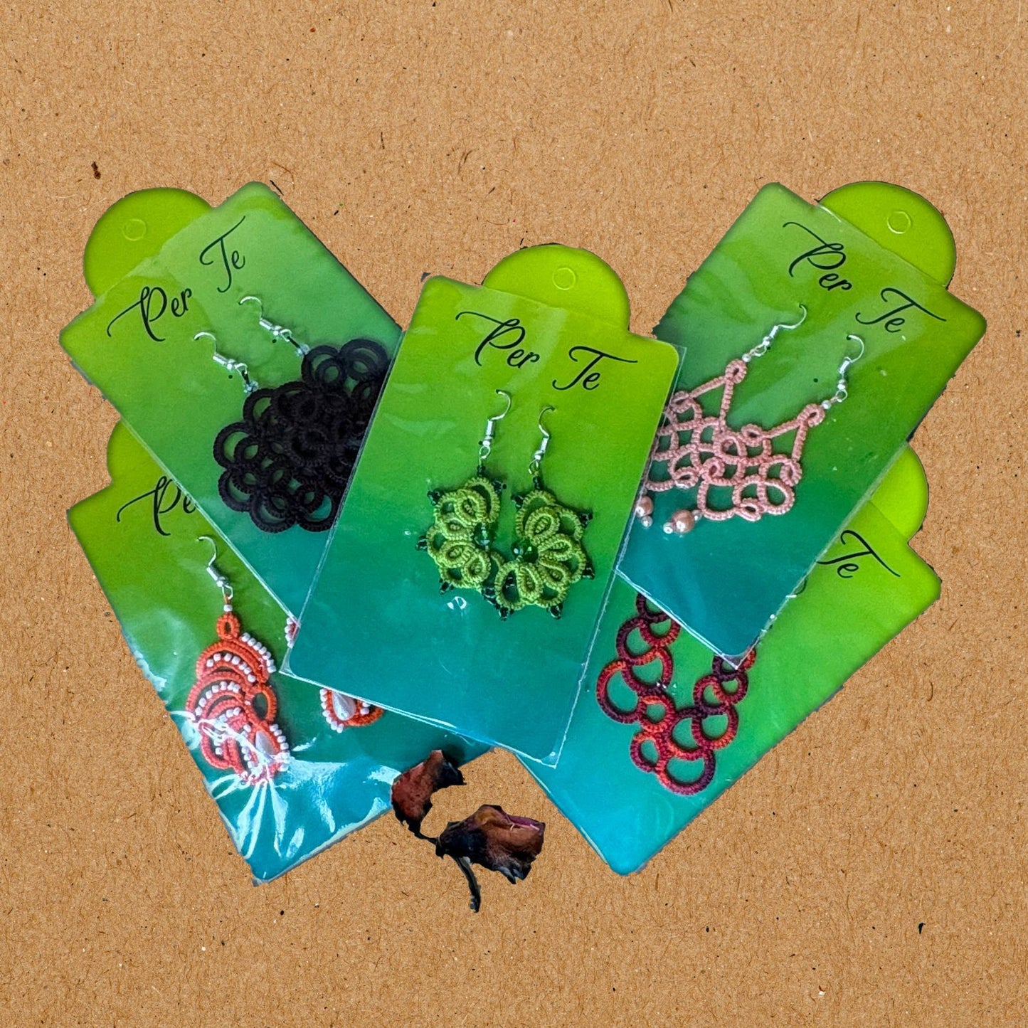 Aretes Tejidos
