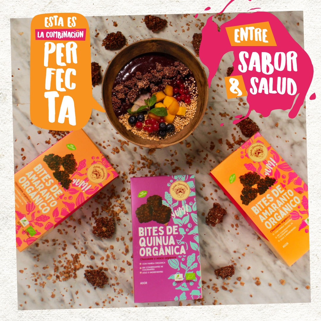 Bites amaranto o quinua orgánica