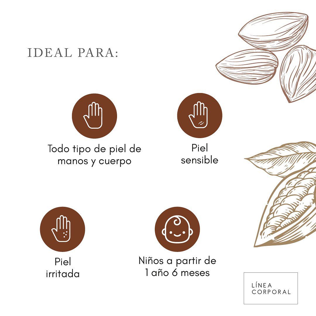 Crema sólida cacao almendra