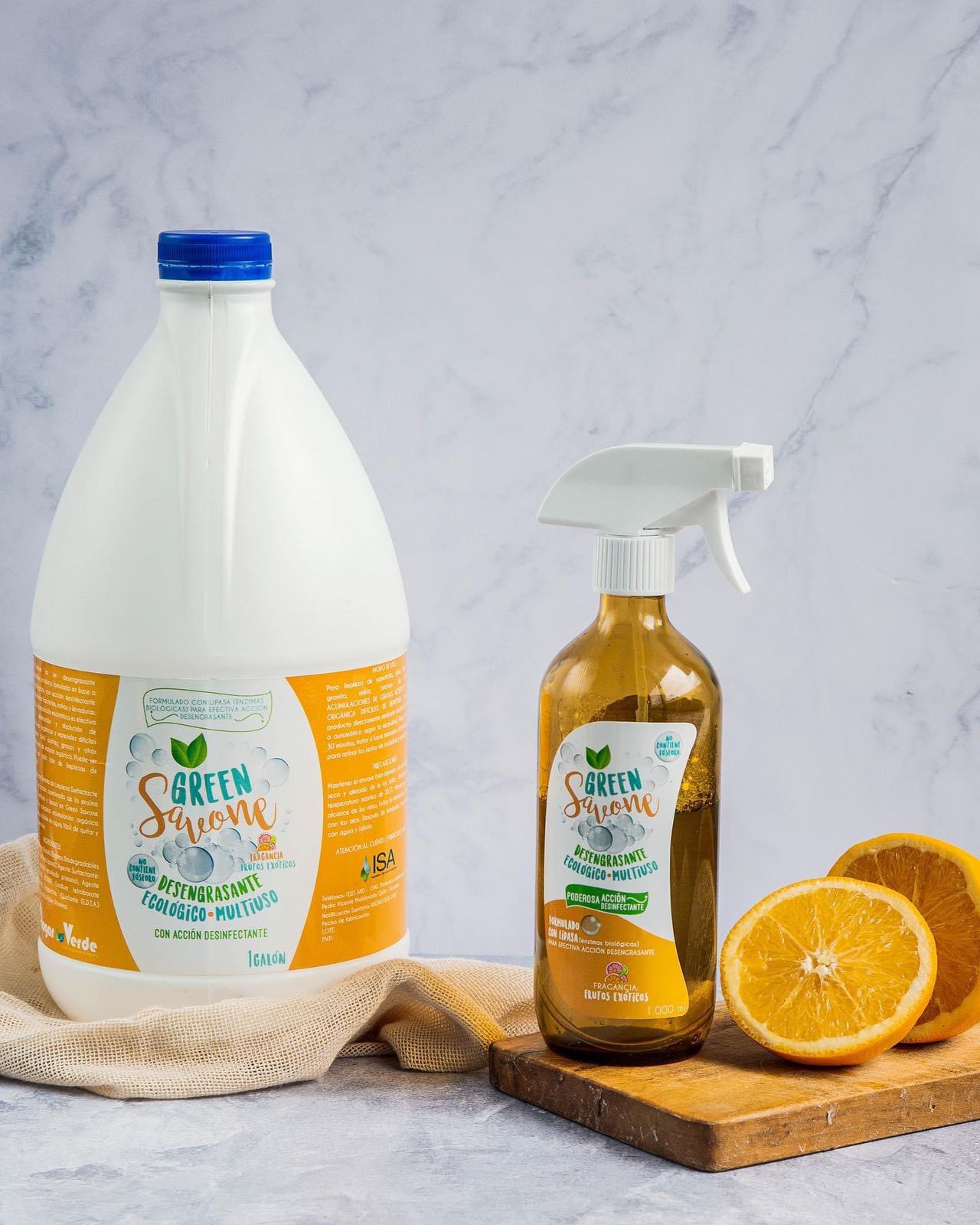 Desengrasante biodegradable - acción desinfectante
