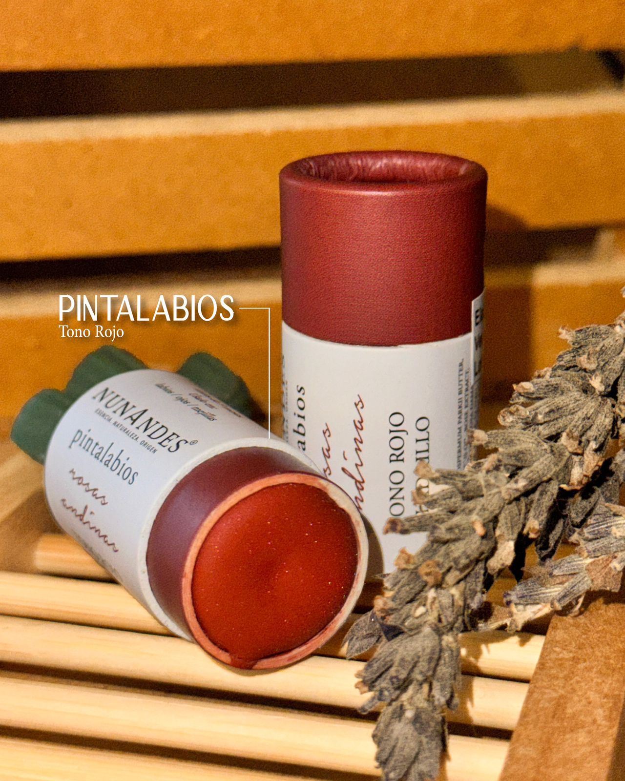 Pintalabios rosas andinas