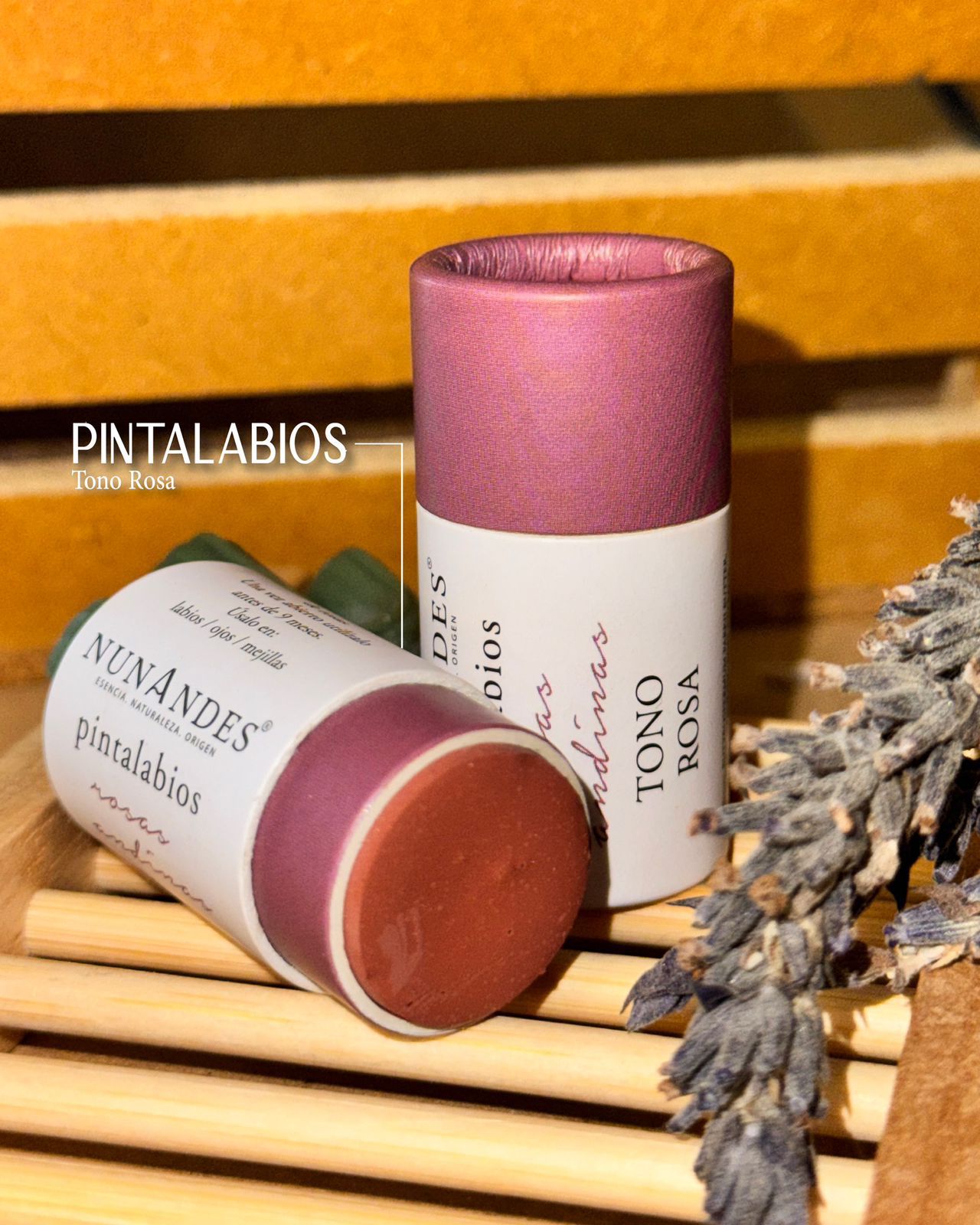 Pintalabios rosas andinas
