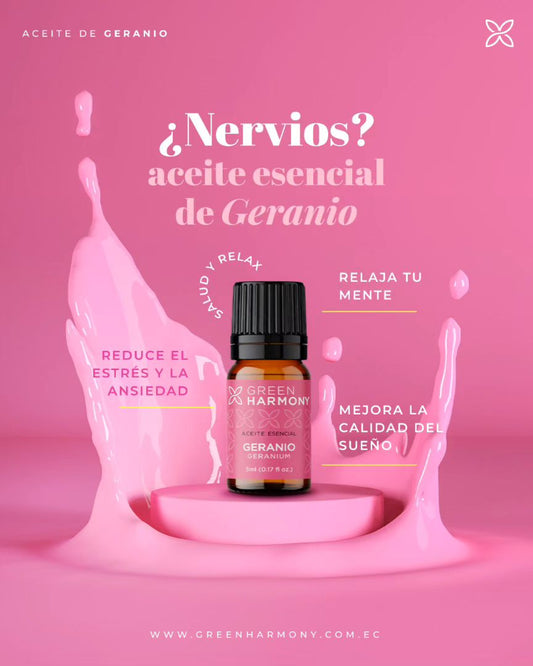 Aceite esencial de geranio