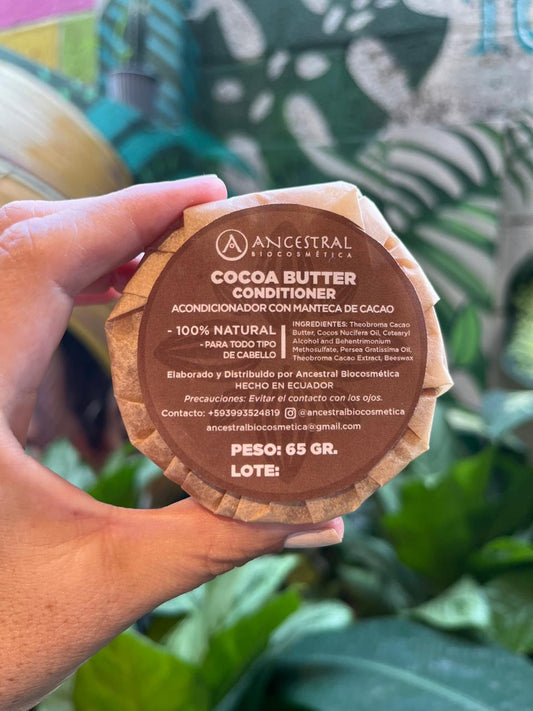 Acondicionador con manteca de cacao