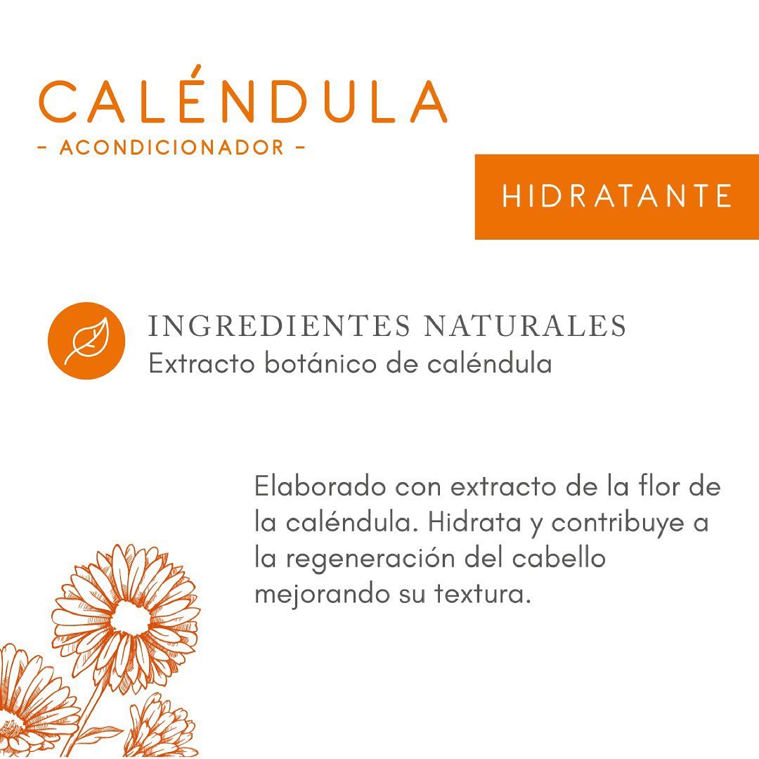 Acondicionador hidratante caléndula