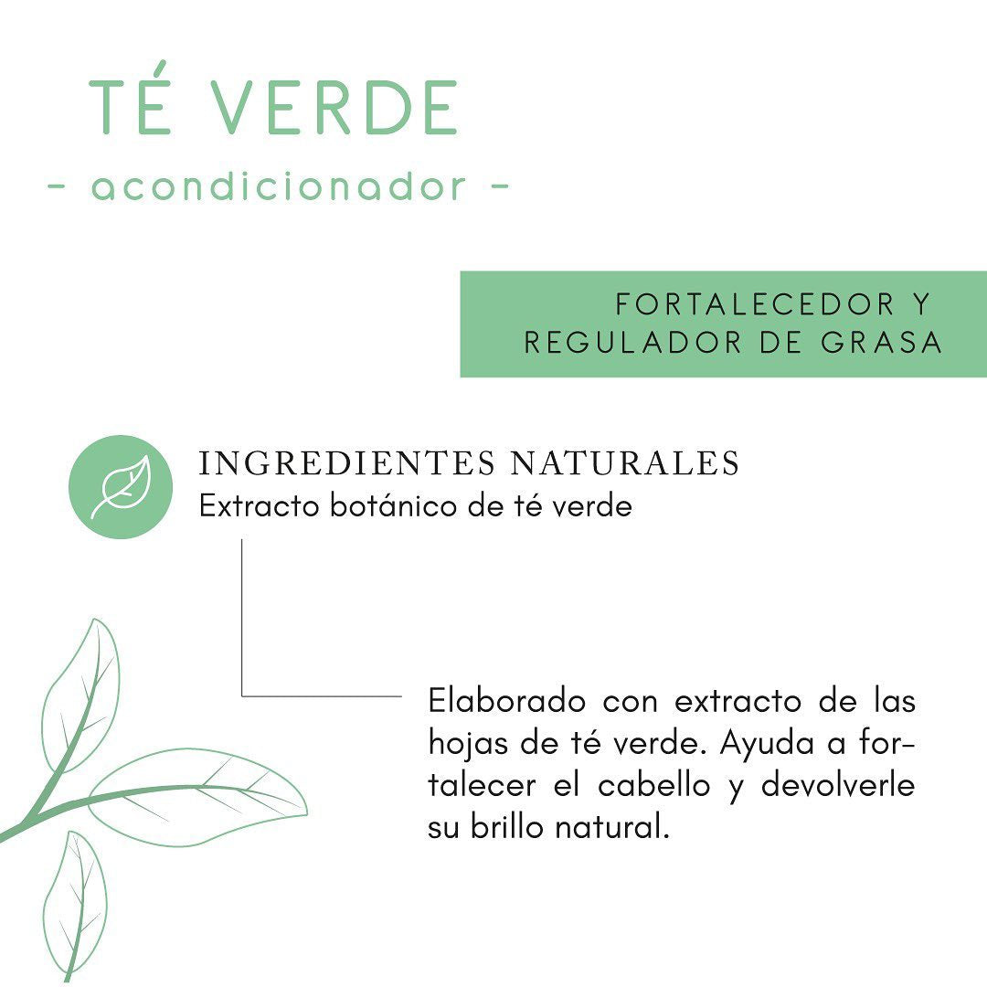 Acondicionador fortalecedor té verde