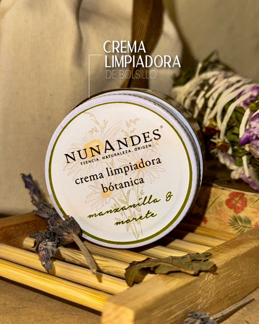 Crema limpiadora botánica
