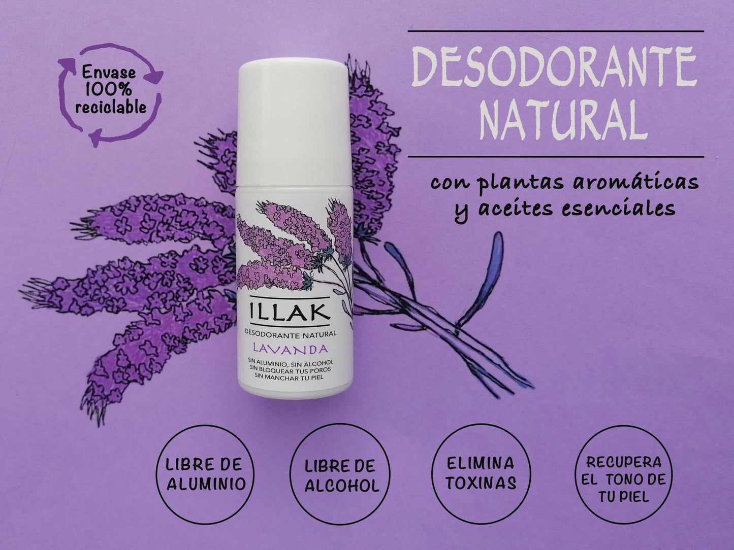 Desodorante natural en roll-on