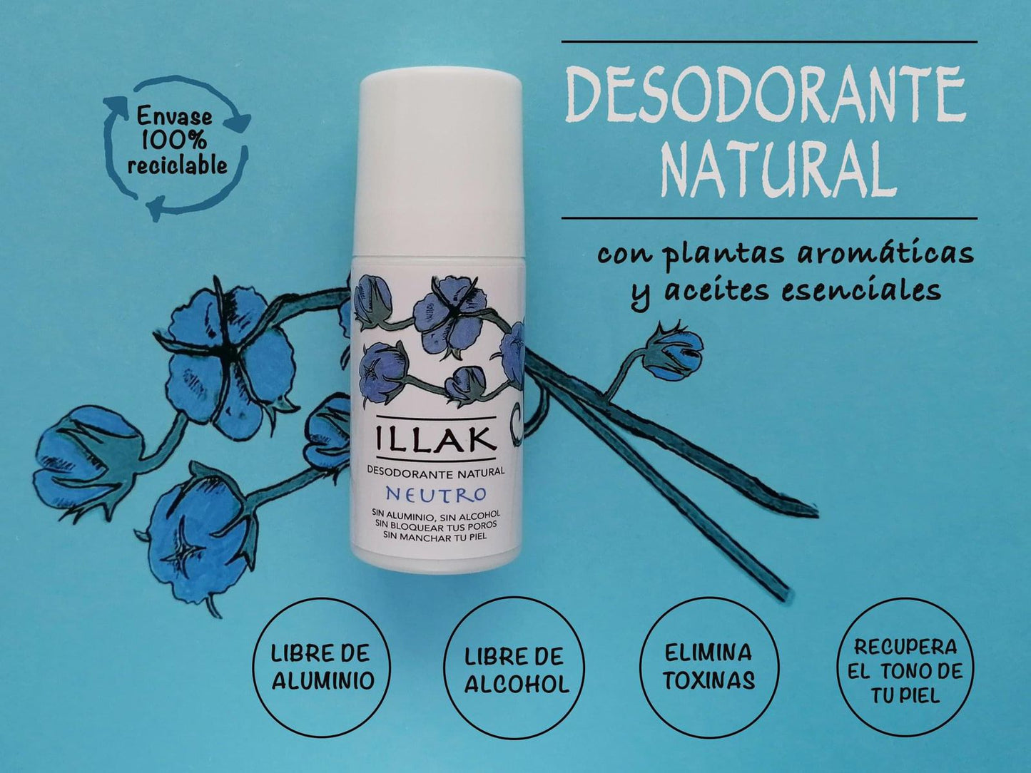 Desodorante natural en roll-on