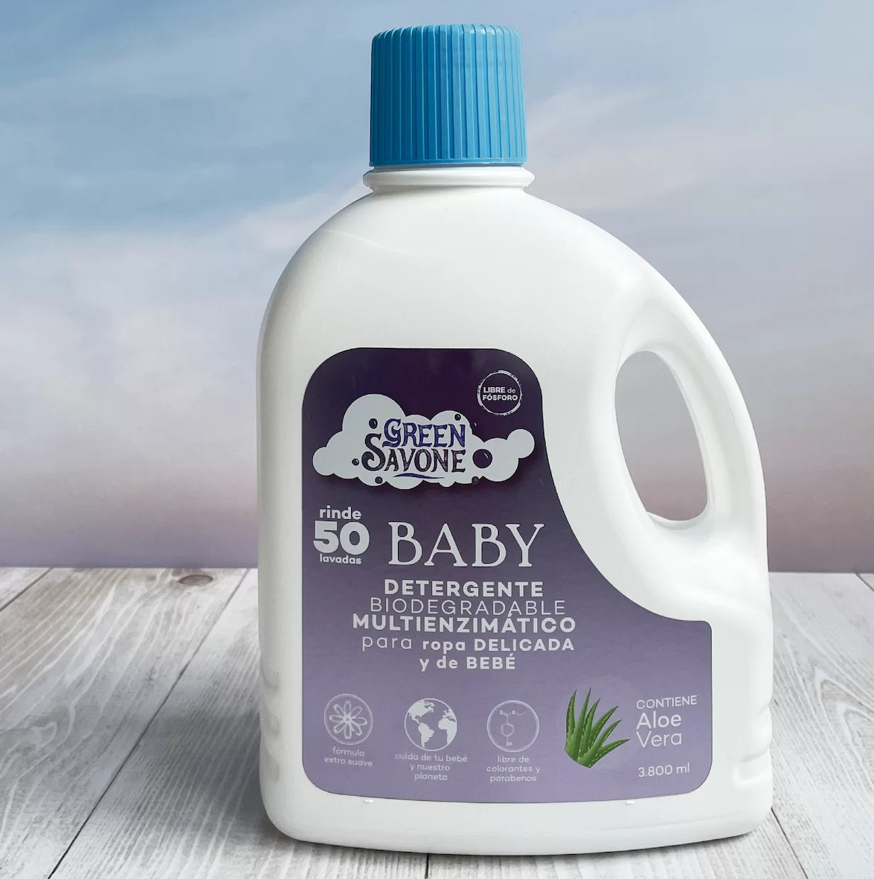 Detergente textil biodegradable