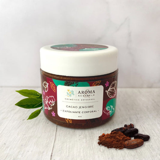 Exfoliante corporal cacao jengibre