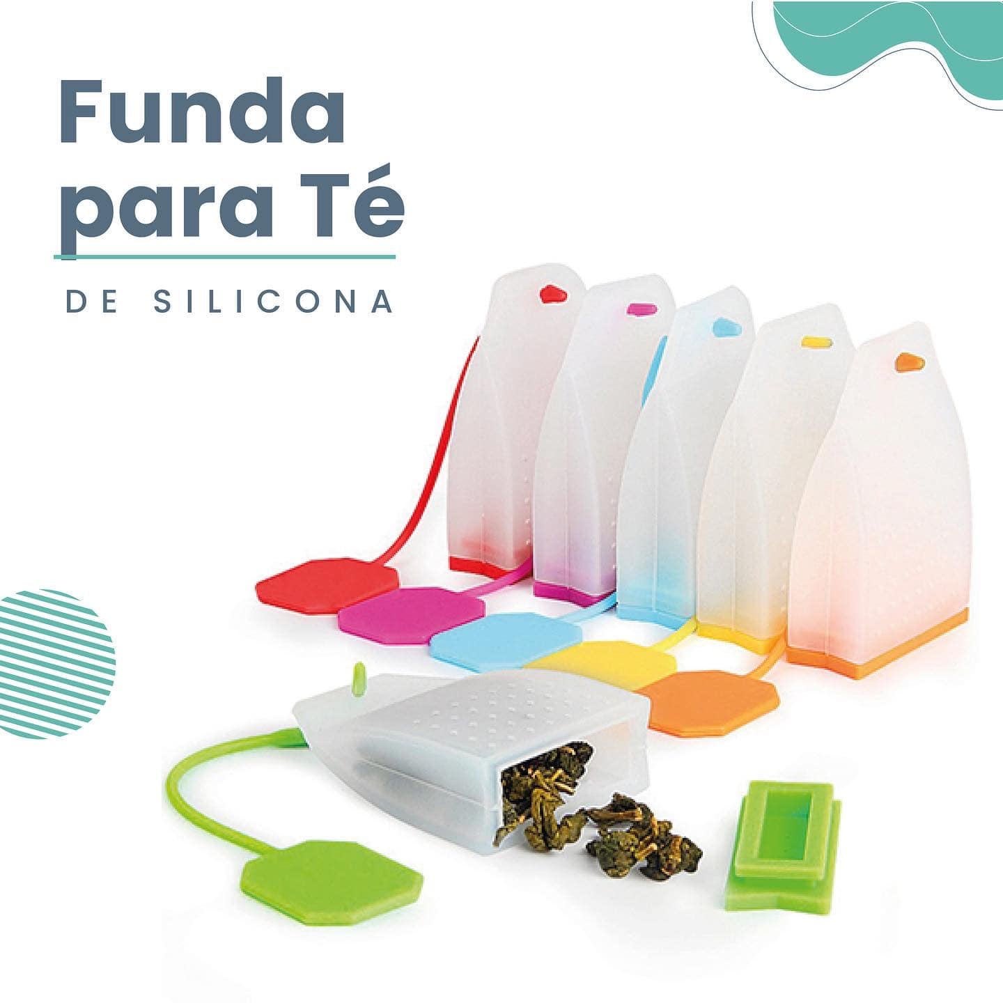 Fundas para té de silicona