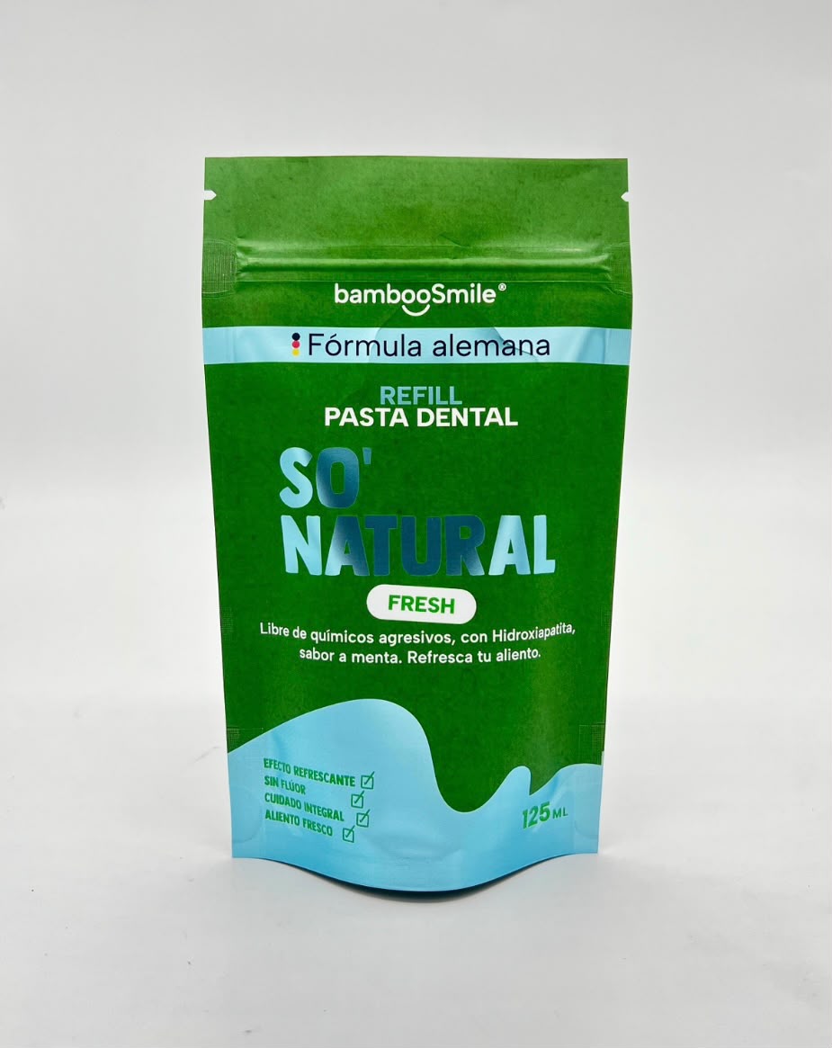 Refill pasta dental natural