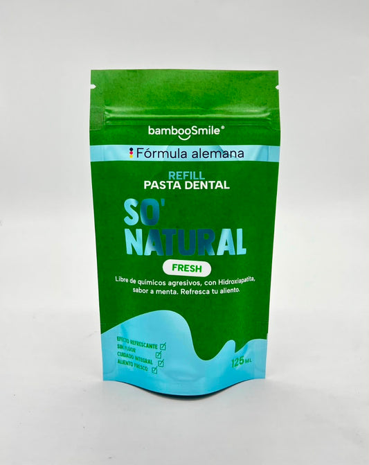 Refill pasta dental natural