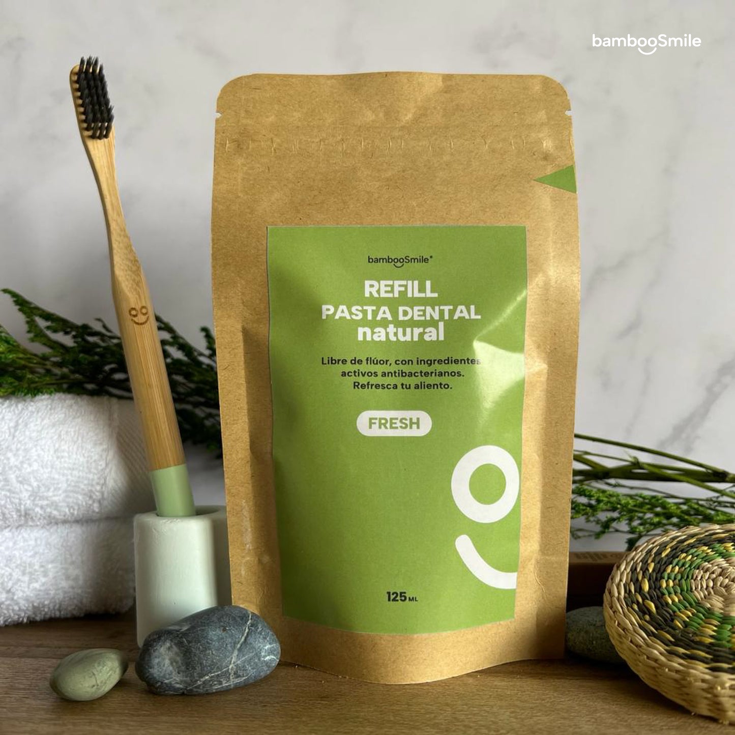 Refill pasta dental natural