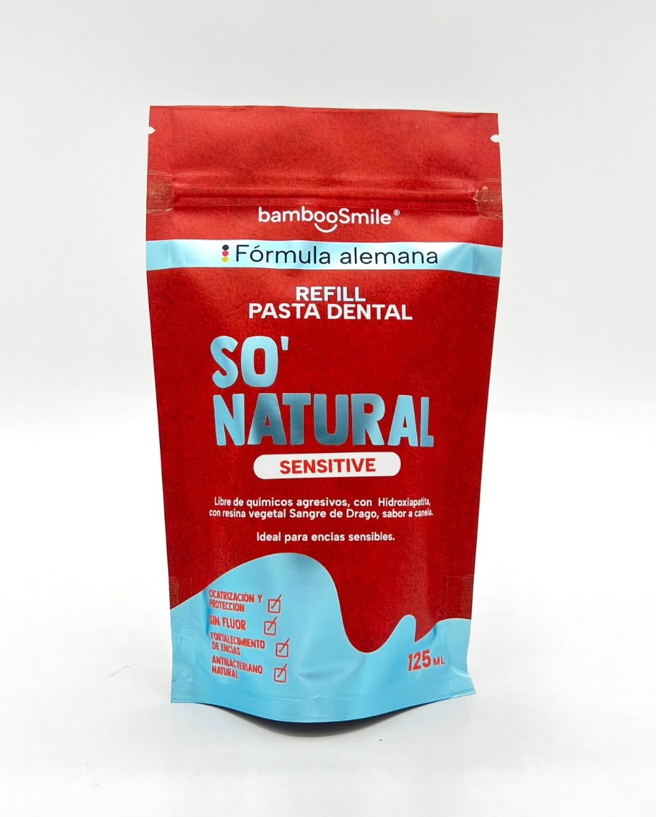 Refill pasta dental natural