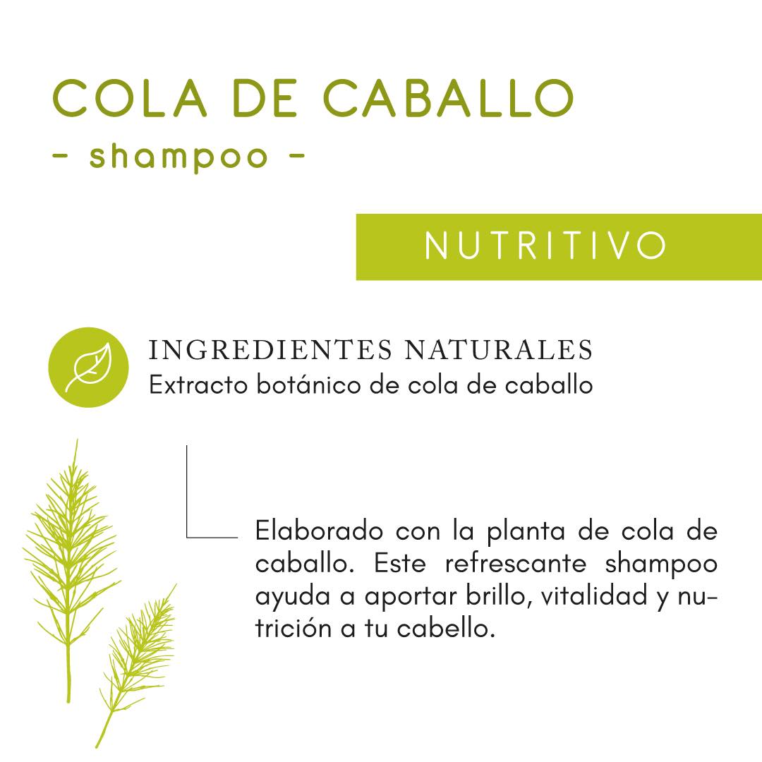 Shampoo nutritivo cola de caballo