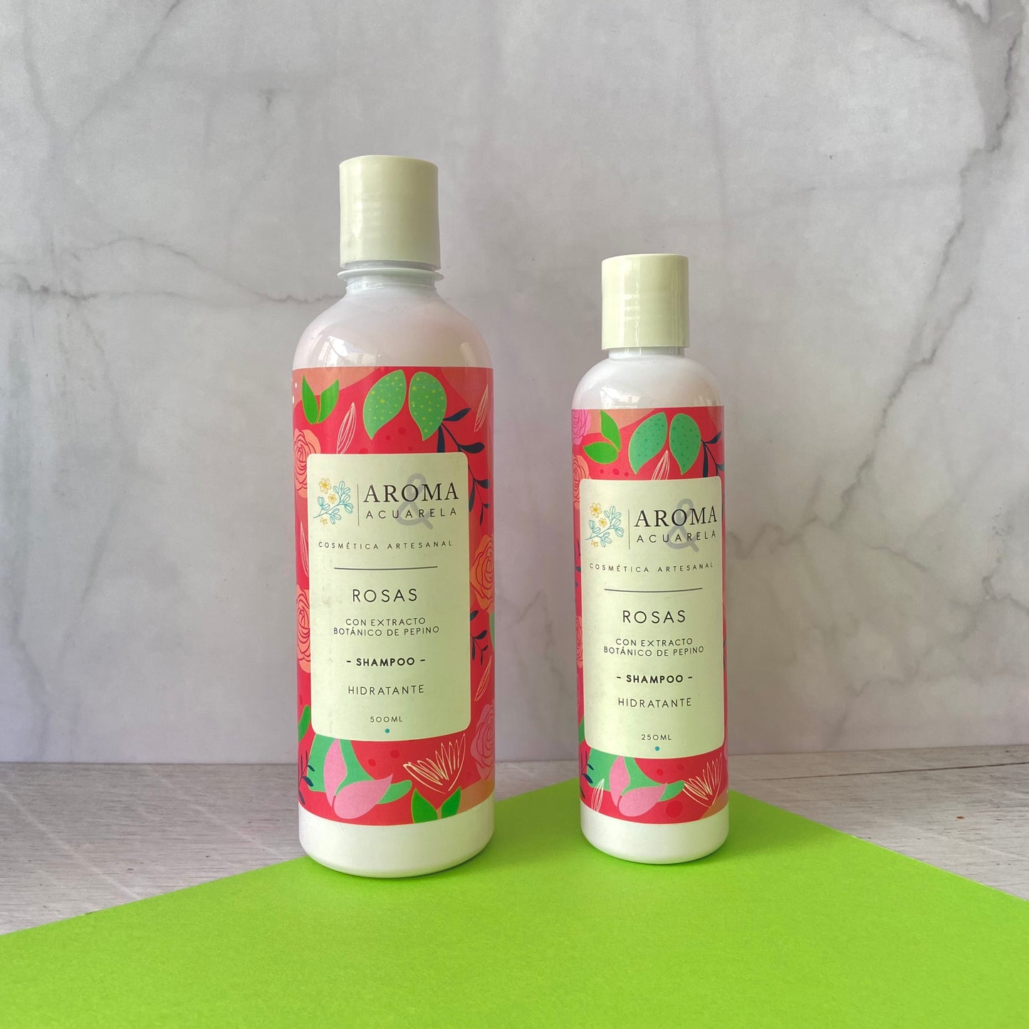 Shampoo hidratante rosas