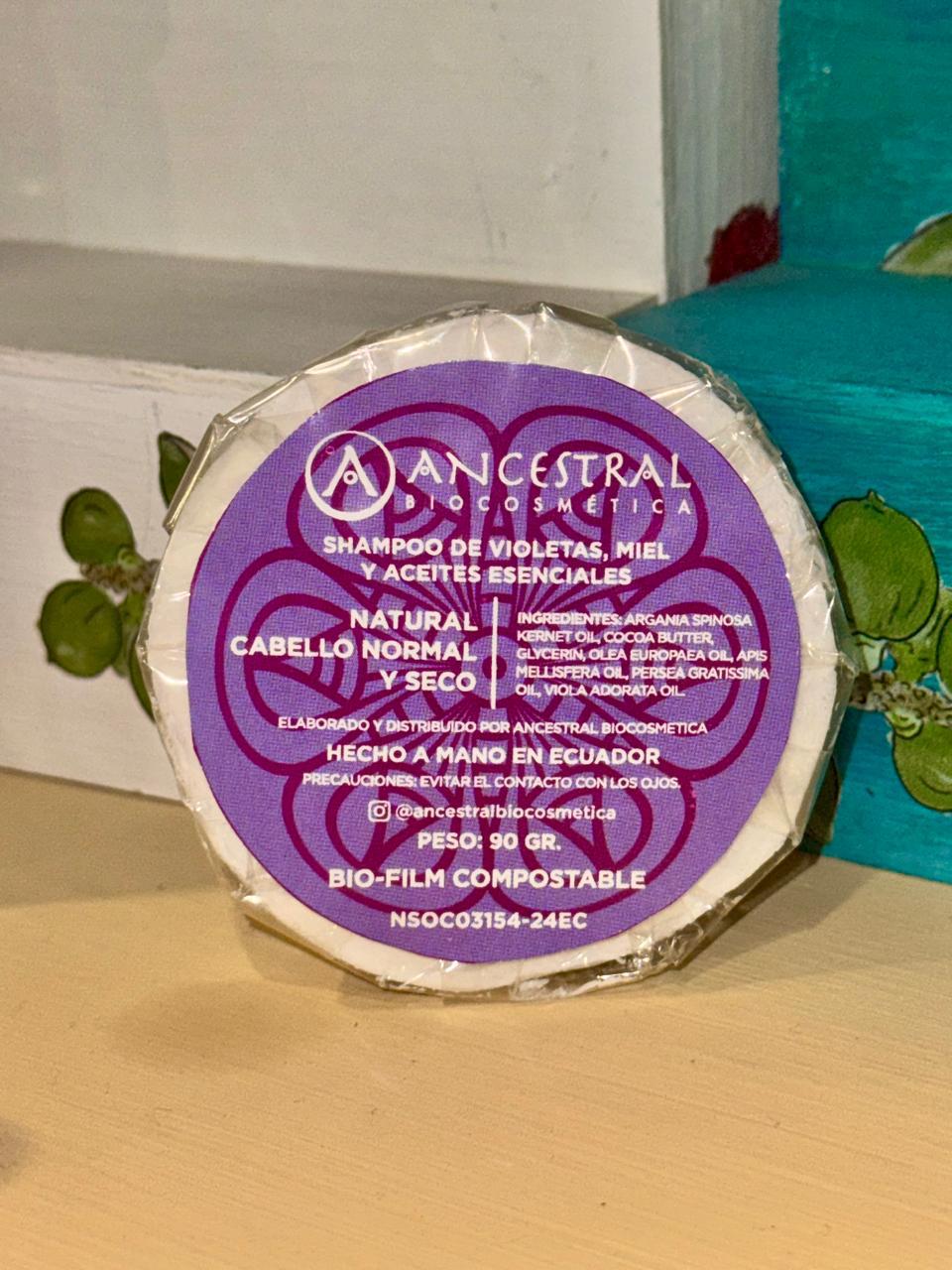 Shampoo sólido con aceites esenciales